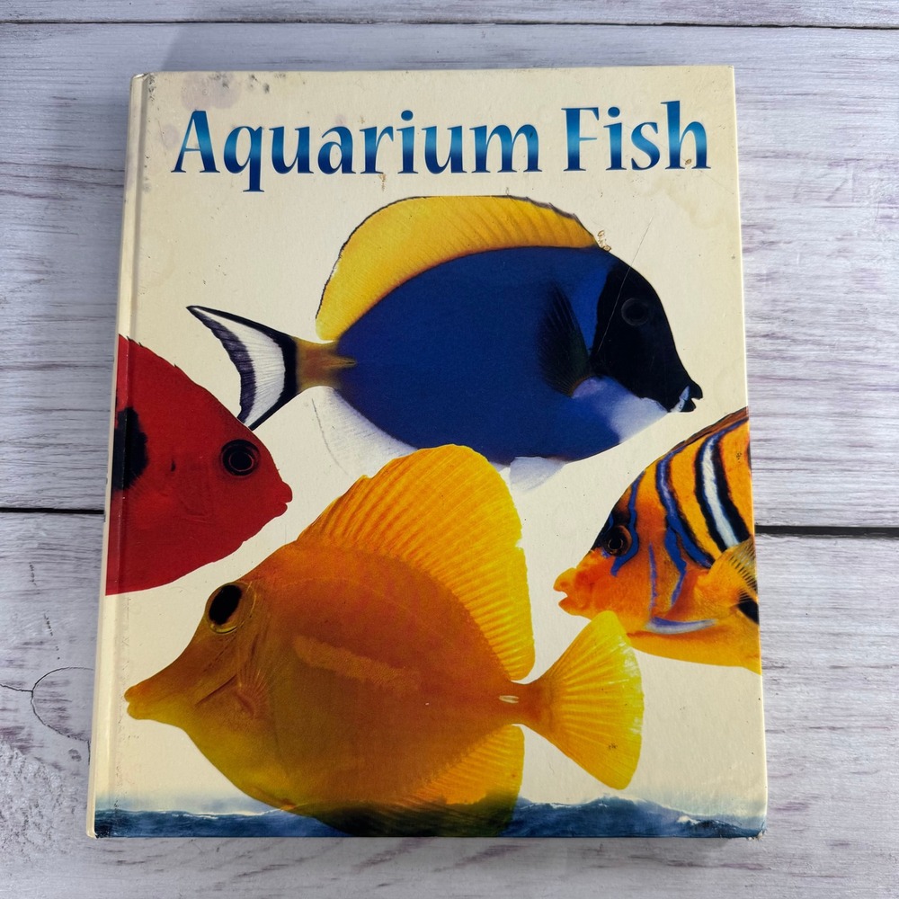 Barron's Aquarium Fish Book Hardcover LG Multi Color Illustrated 90s Reference